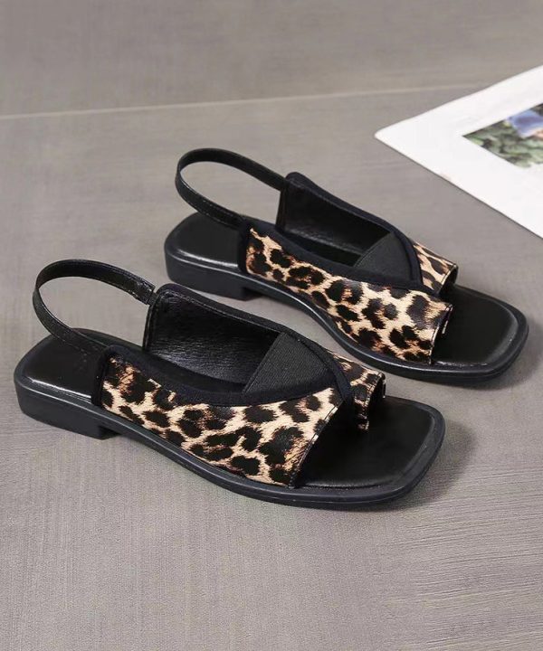 2025 New Summer Elastic Back Strap Square Headed Roman Shoes on Sale - Image 2