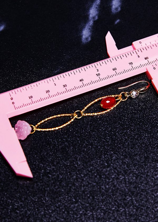 Art White Jade Original design Drop Earrings Online - Image 5